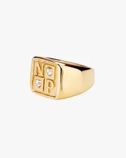 Nude Project Chess Ring Gold Hot