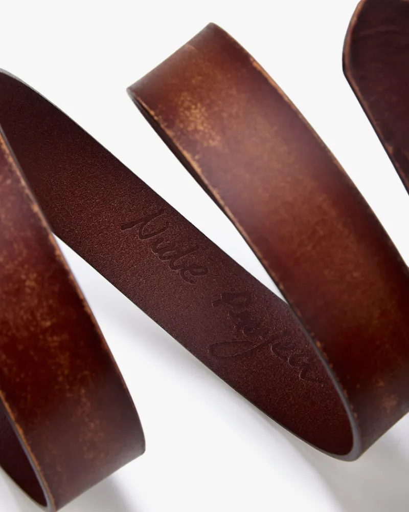 Nude Project Classic Belt Worn Brown Hot
