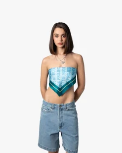 Nude Project Classic Handkerchief Logo Blue Discount