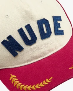 Nude Project Classic Varsity Cap Burgundy Best