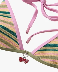 Nude Project Costa Bikini Top Stripes Outlet