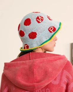 Nude Project Crochet Bucket Blue Sale