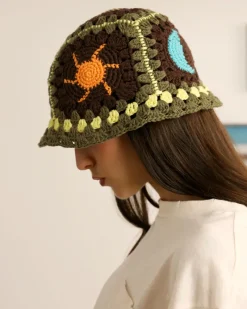 Nude Project Crochet Bucket Hat Fantasy New