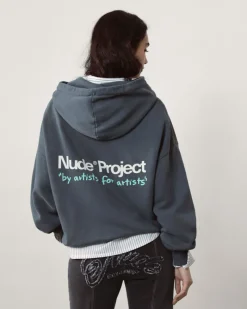 Nude Project Cult Hoodie Washed Ash Clearance