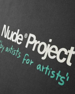 Nude Project Cult Hoodie Washed Ash Clearance