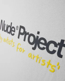 Nude Project Cult Hoodie Washed Light Grey Outlet