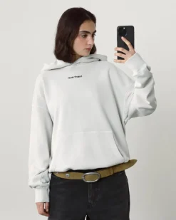 Nude Project Cult Hoodie Washed Light Grey Outlet