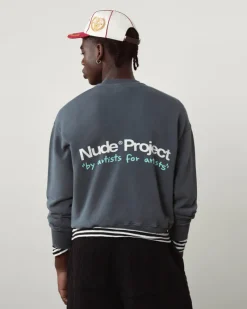 Nude Project Cult Sweatshirt Washed Ash Discount