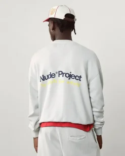 Nude Project Cult Sweatshirt Washed Light Grey Fashion