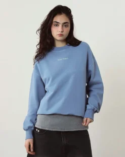 Nude Project Cult Sweatshirt Washed Stone Blue Sale