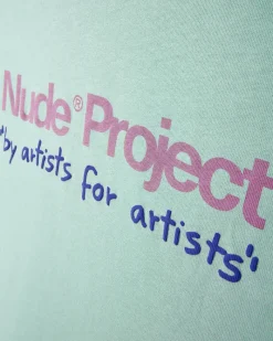 Nude Project Cult Tee Washed Green Sale