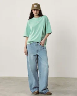 Nude Project Cult Tee Washed Green Sale