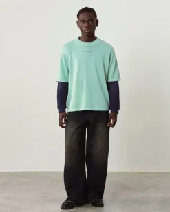 Nude Project Cult Tee Washed Green Sale