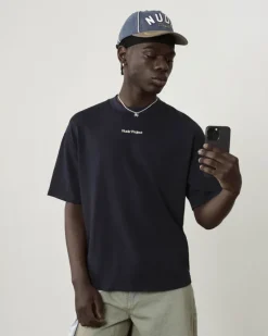 Nude Project Cult Tee Washed Navy Clearance
