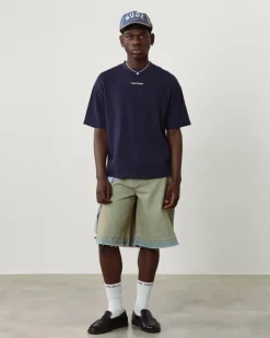 Nude Project Cult Tee Washed Navy Clearance