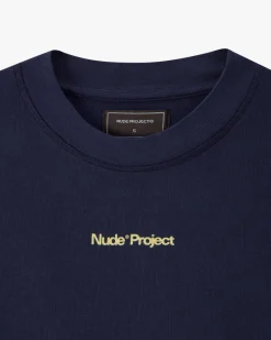 Nude Project Cult Tee Washed Navy Clearance