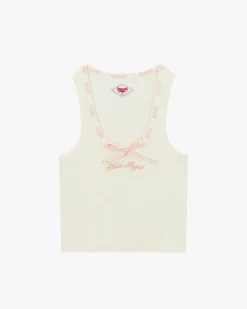 Nude Project Cutie Bow Tank Top Pink Clearance