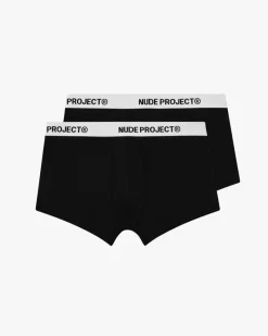 Nude Project Essential Boxer Black 2Xpack Best