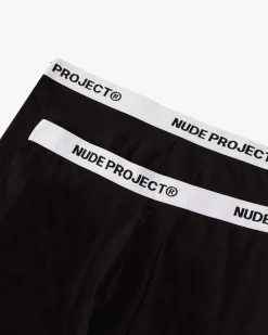 Nude Project Essential Boxer Black 2Xpack Best