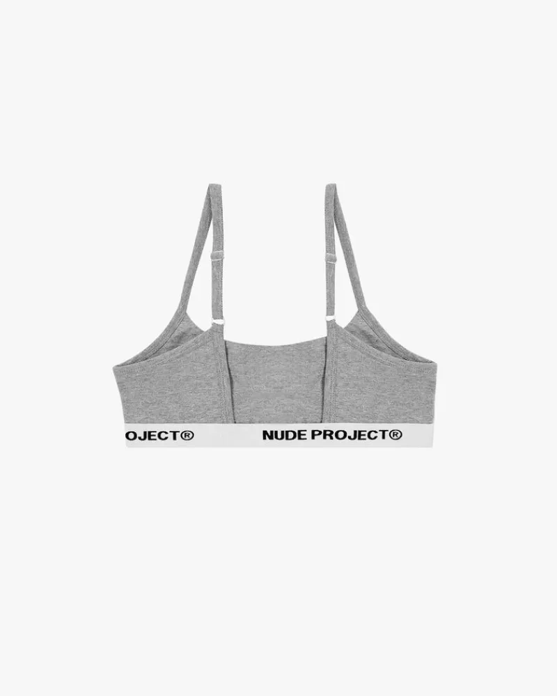 Nude Project Essential Bra Grey New