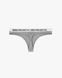Nude Project Essential Thong Grey Fashion