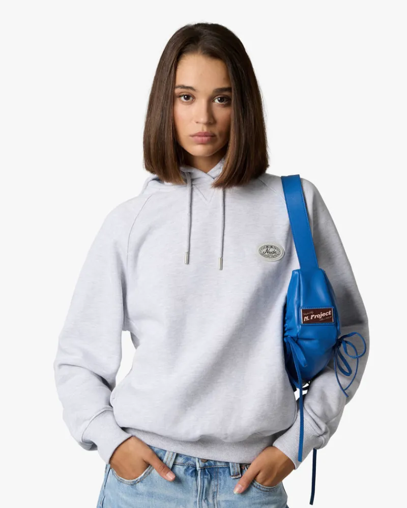 Nude Project Essentials Hoodie Grey Melange Hot