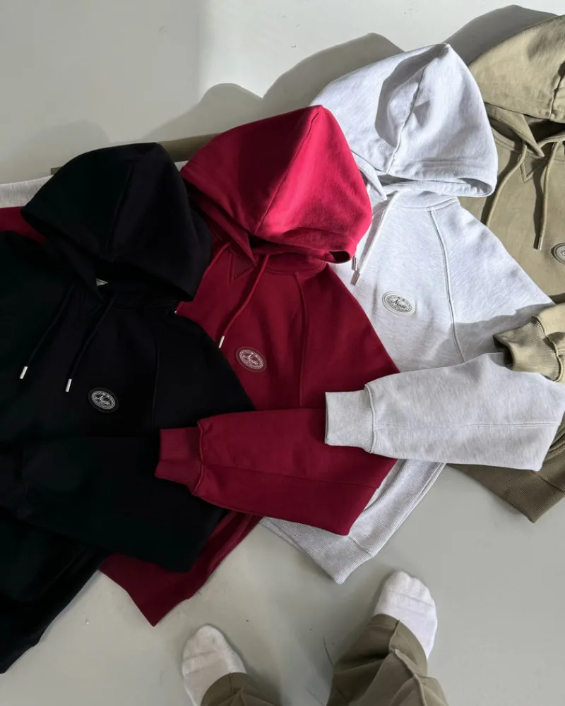 Nude Project Essentials Hoodie Grey Melange Hot