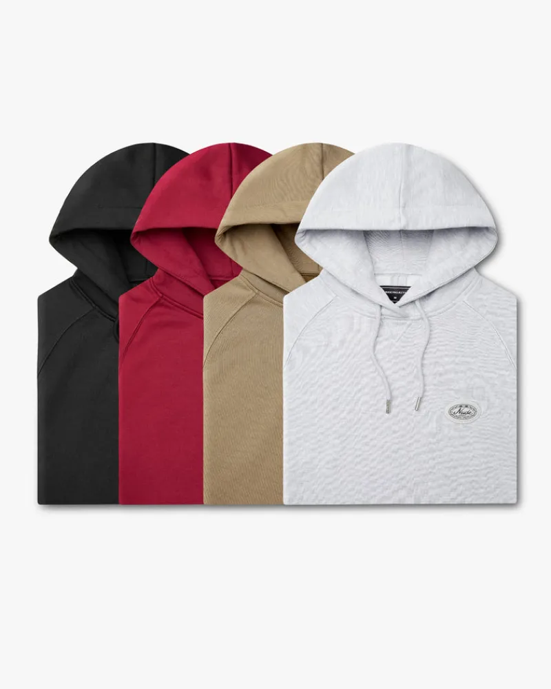 Nude Project Essentials Hoodie Grey Melange Hot