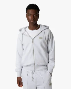 Nude Project Essentials Zip-Up Hoodie Grey Melange Online