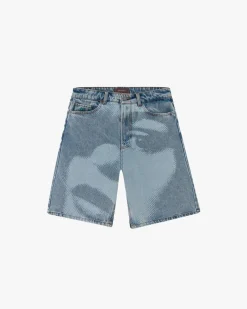 Nude Project Face Denim Shorts Online