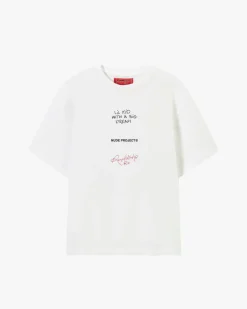 Nude Project Face Tee White New