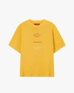 Nude Project Face Tee Yellow New
