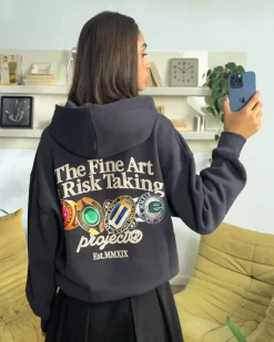 Nude Project Fine Art Hoodie Ash New