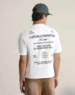 Nude Project Fine Art Tee White New