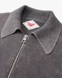 Nude Project First Class Zip-Up Knit Cardigan Ash New