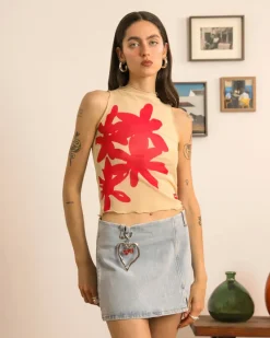 Nude Project Flowers Top Outlet