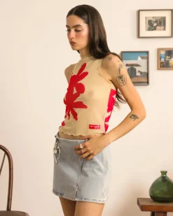 Nude Project Flowers Top Outlet