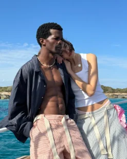 Nude Project Formentera Pants Blue Discount