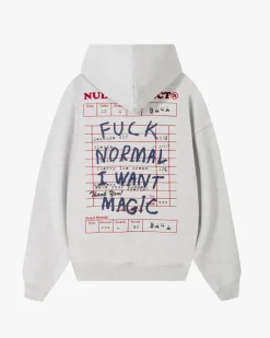 Nude Project Fuck Normal Hoodie Grey Melange Best