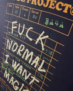 Nude Project Fuck Normal Hoodie Navy Fashion