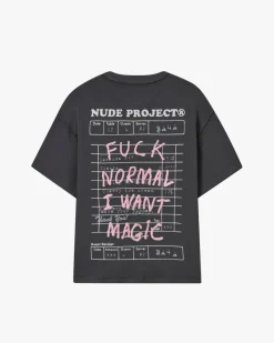 Nude Project Fuck Normal Tee Ash Discount