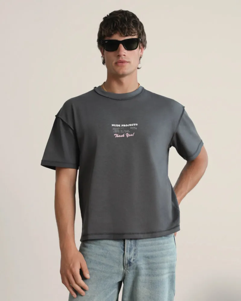 Nude Project Fuck Normal Tee Ash Discount