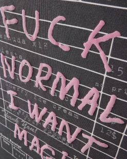 Nude Project Fuck Normal Tee Ash Discount