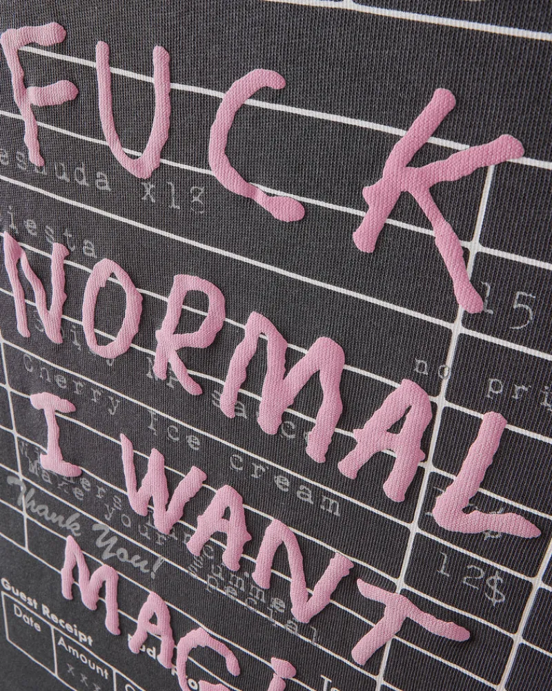 Nude Project Fuck Normal Tee Ash Discount