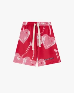 Nude Project Gigi Mesh Short Red New