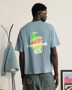 Nude Project Gilda Tee Blue Discount