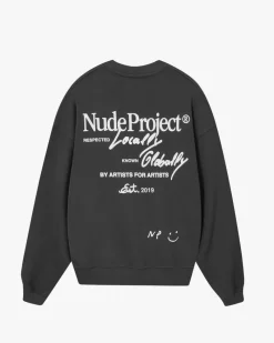 Nude Project Global Soon Sweatshirt Ash Online