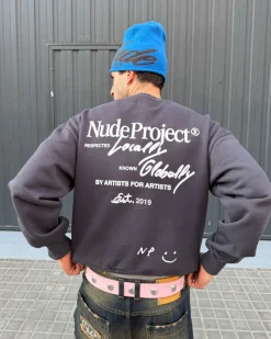 Nude Project Global Soon Sweatshirt Ash Online