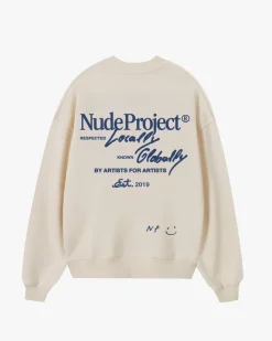 Nude Project Global Soon Sweatshirt Marshmallow Sale