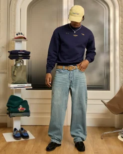 Nude Project Global Soon Sweatshirt Navy Clearance